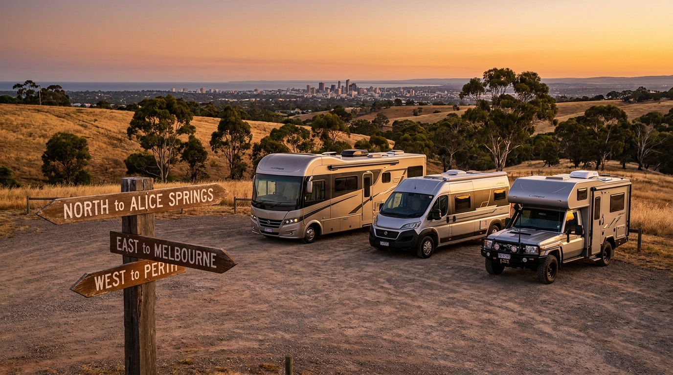 One-Way RV Rental Comparison in Adelaide - Suppliers 2026